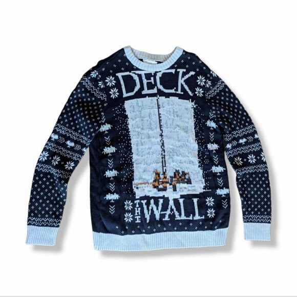 Ugly Christmas Sweater Game of Thrones Deck the Wall women's sz M‎ - Picture 2 of 8